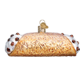 Cannoli Glass Ornament