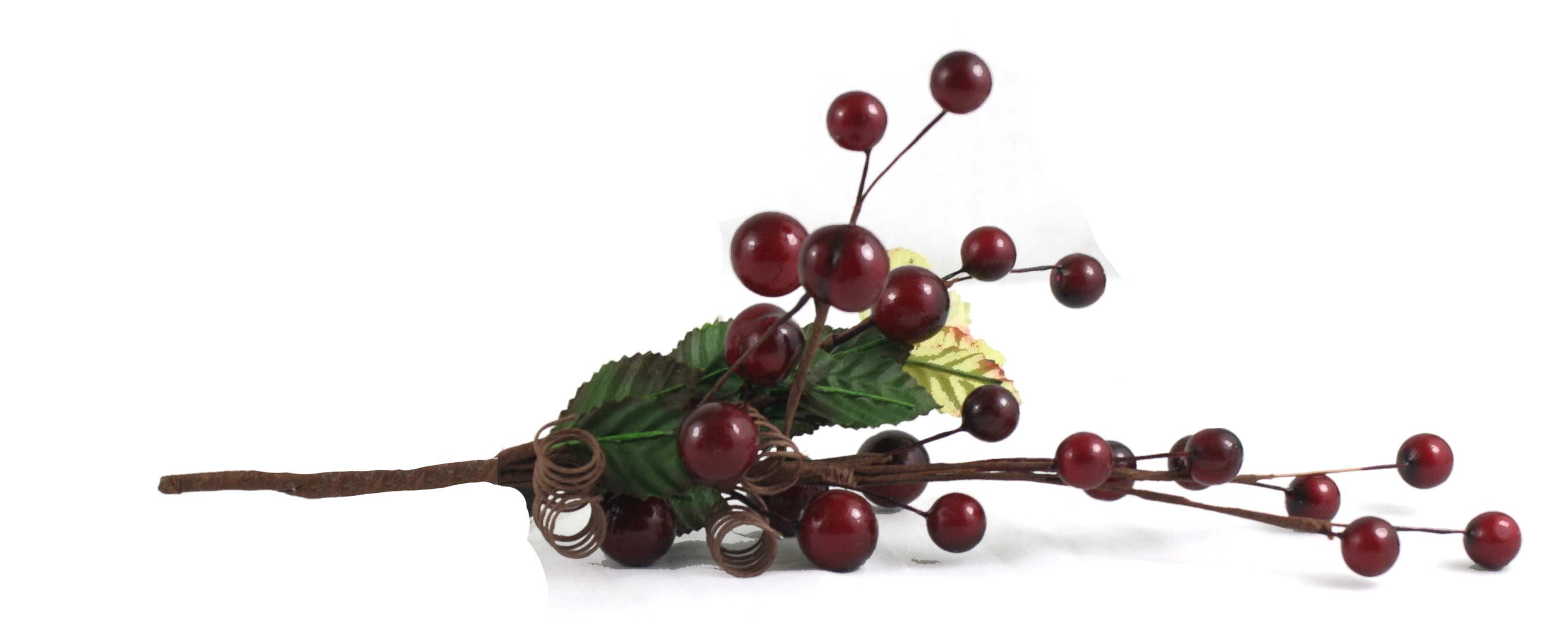 9" Berry Spray - Silver