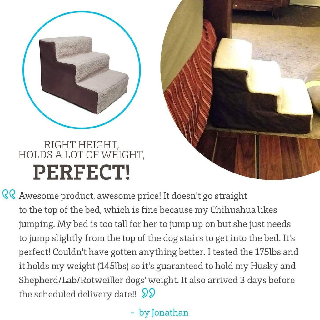 Paws & Pals Padded Pet Stairs
