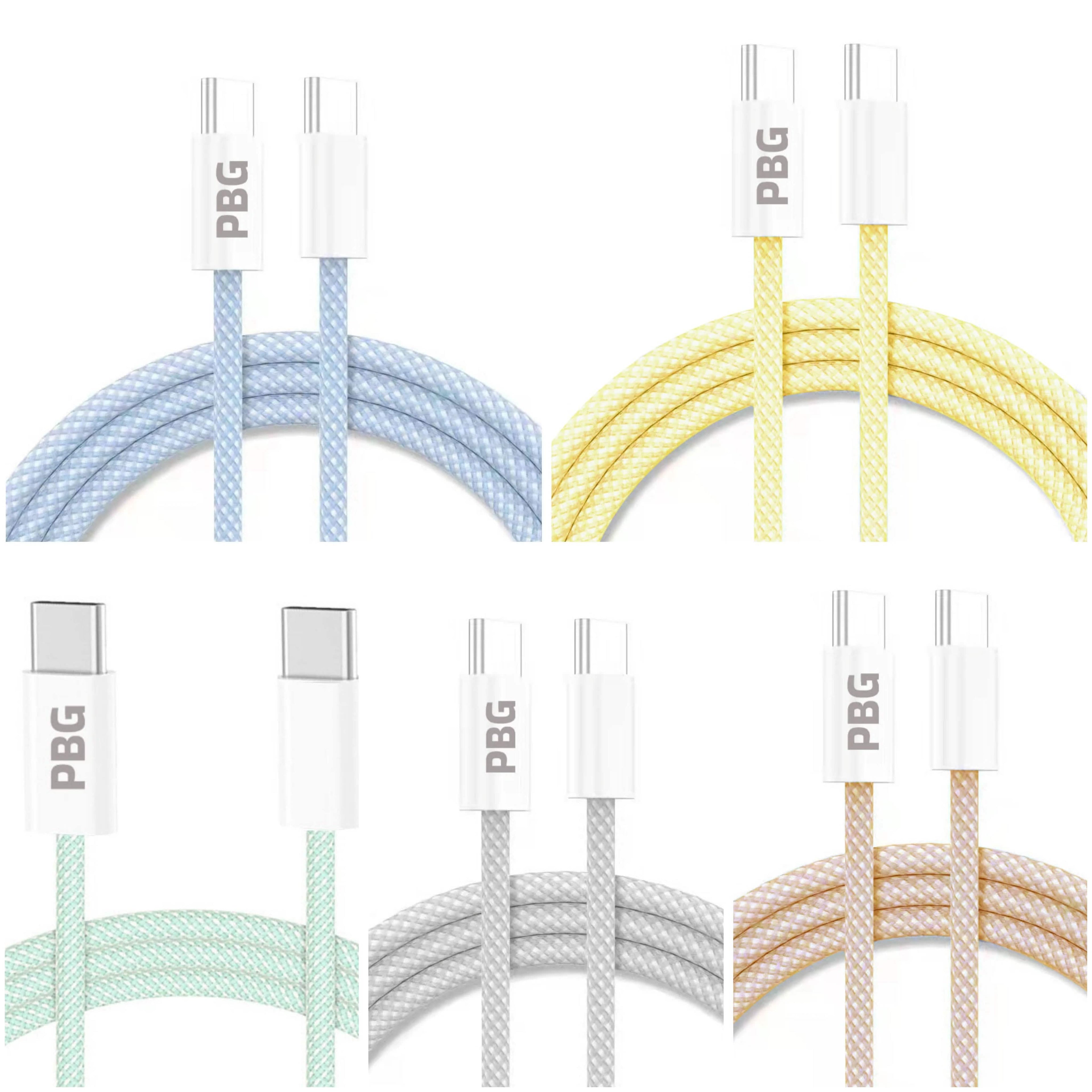 PBG Macaron USB-C TO C Cable's 3 (PD Type C to 8 Pin)