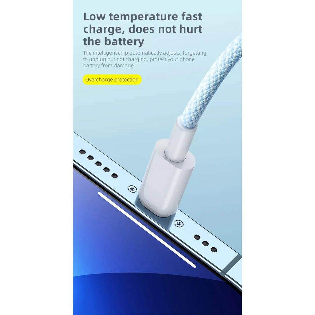 PBG Macaron USB-C TO C Cable's 3 (PD Type C to 8 Pin)