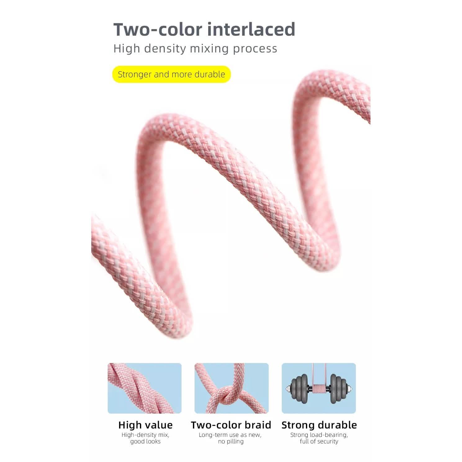 PBG Macaron USB-C TO C Cable's 3 (PD Type C to 8 Pin)