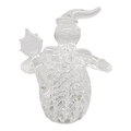 Spunglass Snowman Figurine