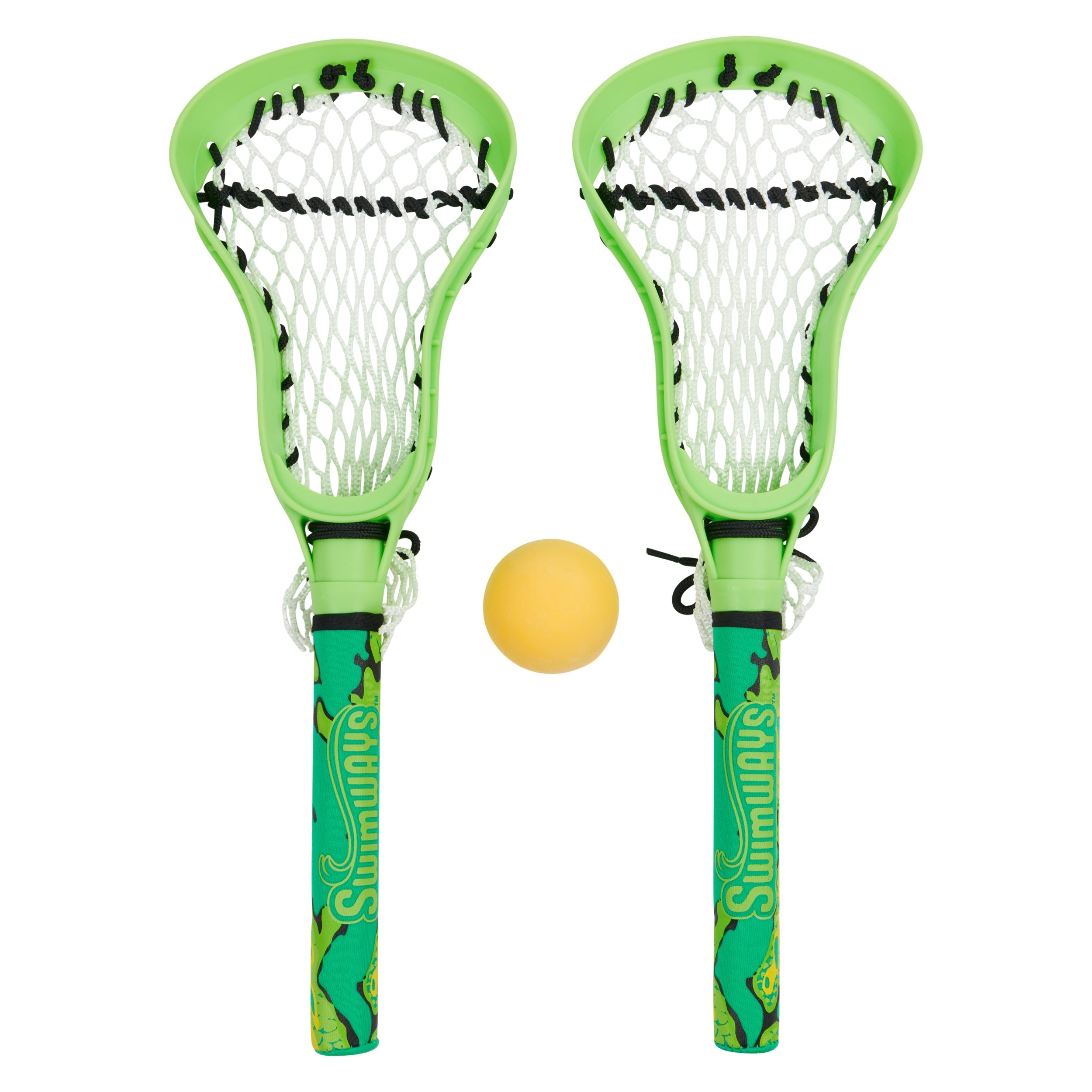 Hydro Waterproof Lacrosse Game Set - Green with Green Handles