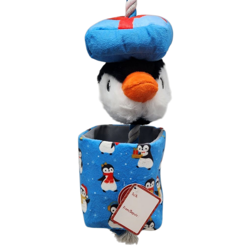 Penguin Hide and Treat Tug Toy