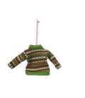 Fabric Cozy Knit Sweater Ornament -