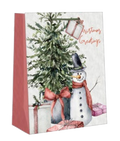 Traditional Giftbag - Snowman Greetings - Large
