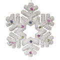 Garland Tinsel Snowflake  Wall Hanging
