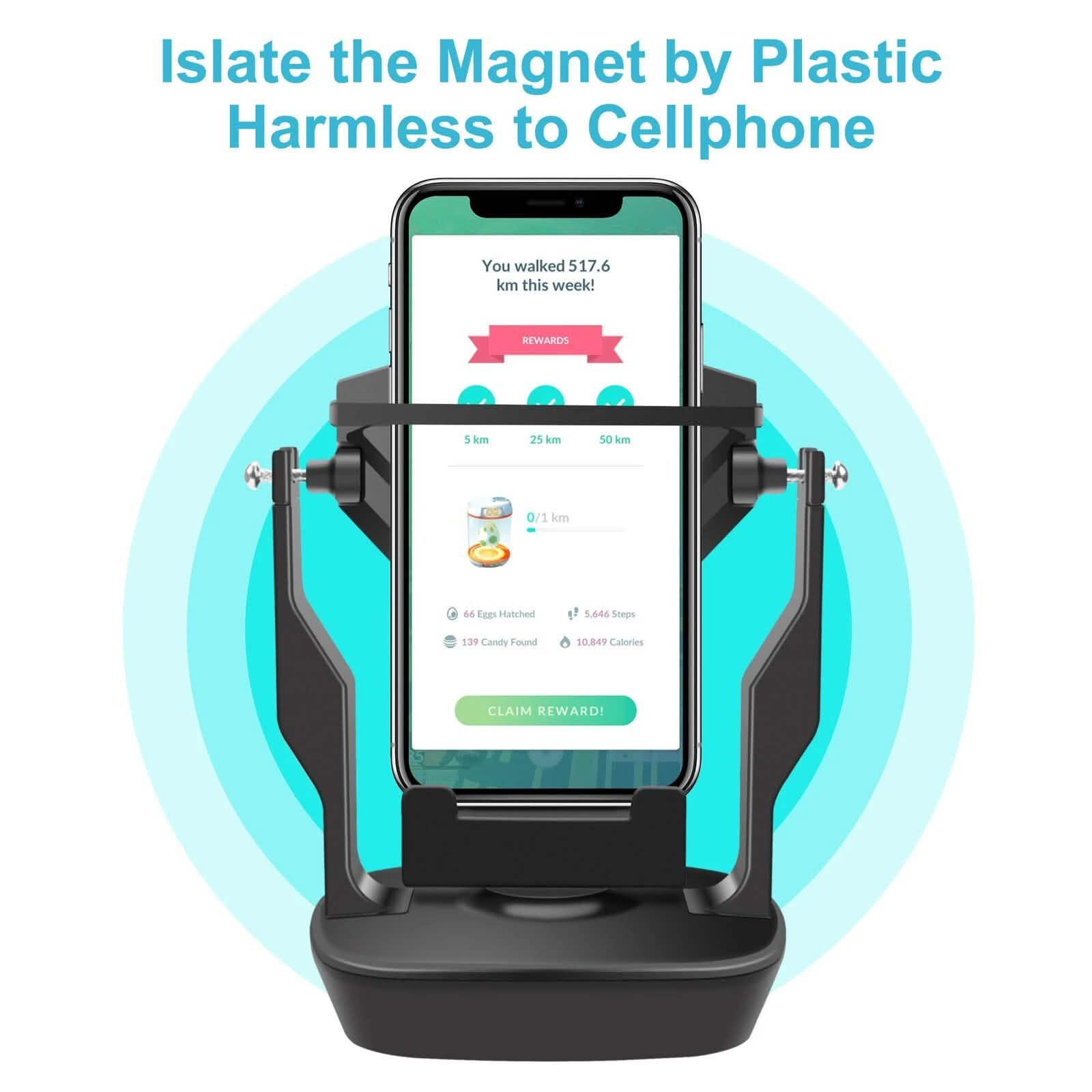 Phone Shaker Wiggle Holder for Pokemon Go Automatic Step Earning Swing Device