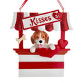 Dog Kisses - Kissing Booth Ornament -  Beagle