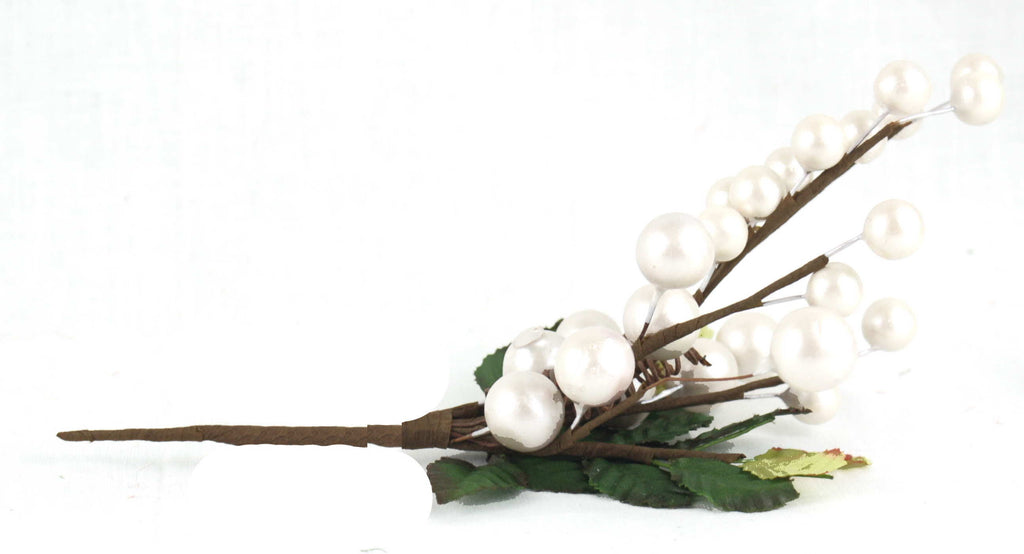 9" Berry Spray - Silver