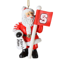 NC State Santa Claus Resin Ornament