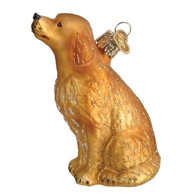 Sitting Golden Retriever Ornament