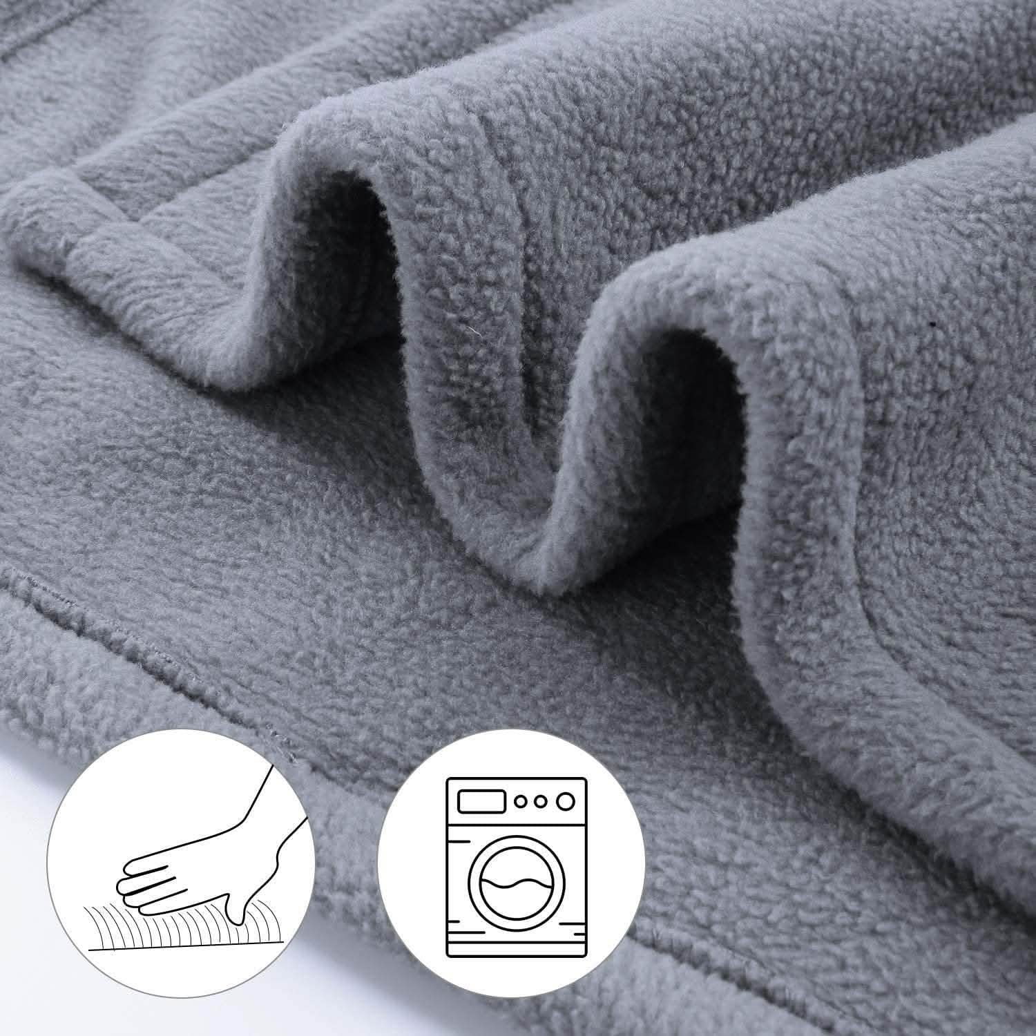 Polar Fleece Full Body Warming Premium Microfiber Sofa Blankets