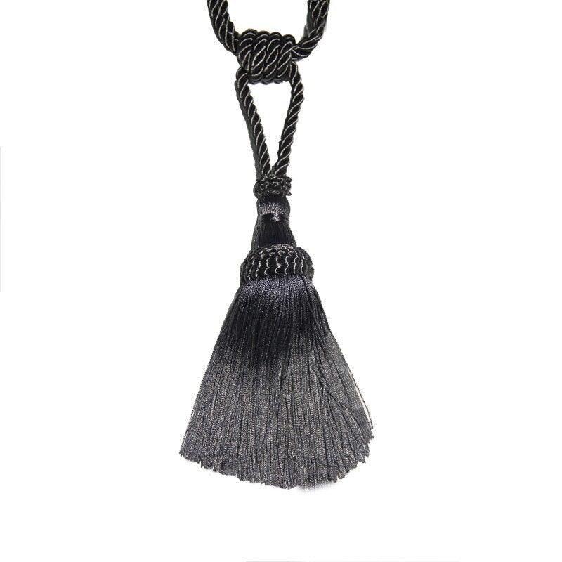 Polyester Tassel Curtain Tieback Handmade Hanging Tassels Fringe Curtains Holder Buckle Rope Decor Room Accessories European Style High-Grade Curtains Tieback Rope Tassel Holdbacks