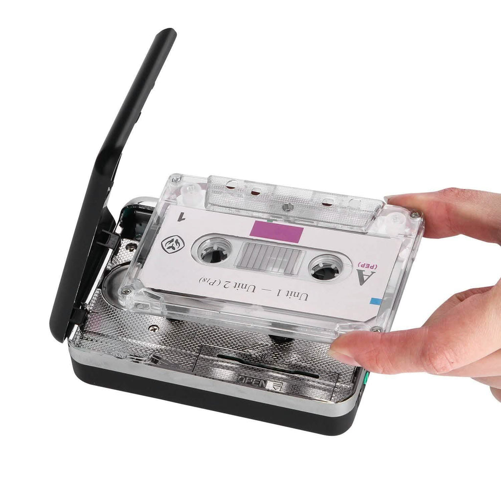 Portable Cassette Audio Music Player Tape-To-MP3 Converter Cassette Recorder