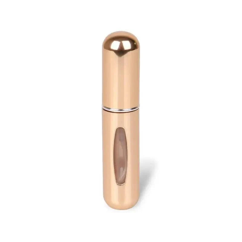 Portable Mini Refillable Atomizer Bottle Lightweight Container For Cosmetics Mini Aluminum Empty Bottle For Traveling Cute Little Bottle For Ladies 5ml