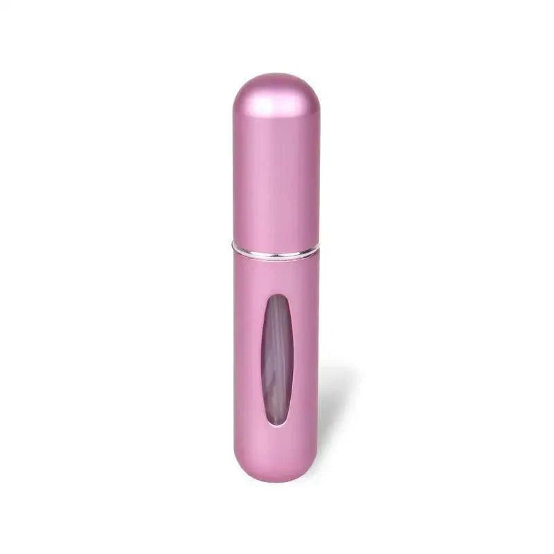 Portable Mini Refillable Atomizer Bottle Lightweight Container For Cosmetics Mini Aluminum Empty Bottle For Traveling Cute Little Bottle For Ladies 5ml