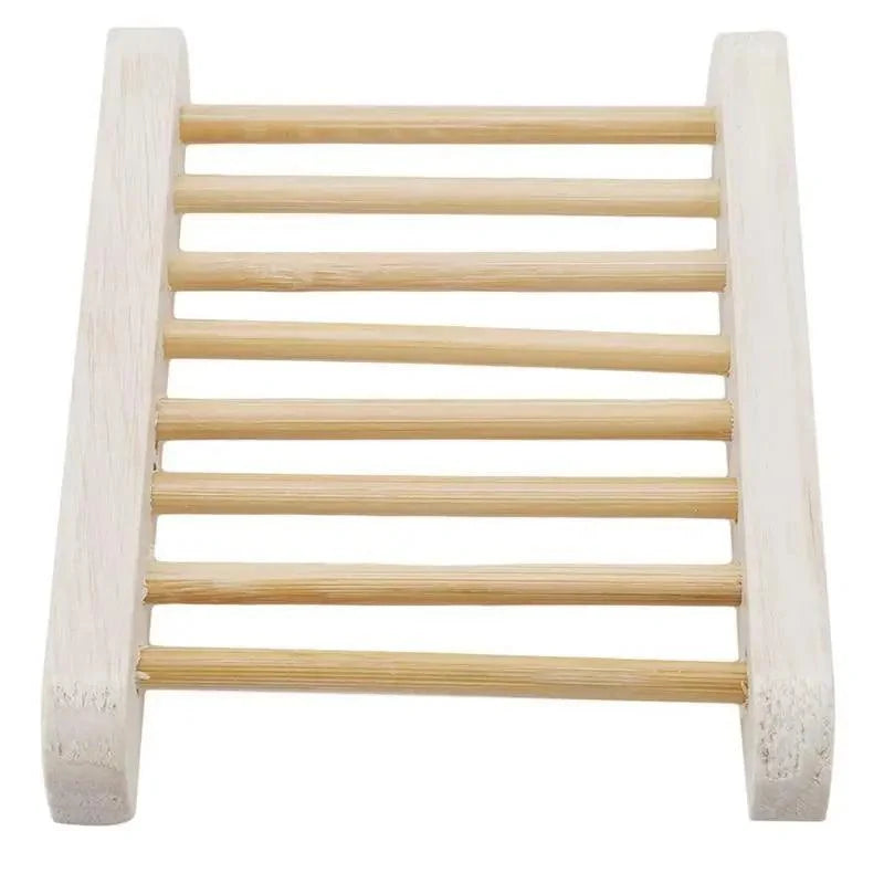 Portable Soap Dishes Natural Wood Soap Tray Holder Dish Storage Bath Shower Plate Home Bathroom Wash Soap Holder Home Bamboo Wood Soap Holder Bathroom Wooden Soap Case Hand Craft Bathtub Shower Dish Accessories