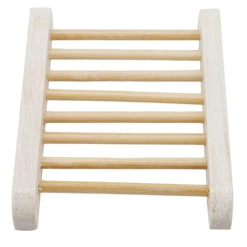 Portable Soap Dishes Natural Wood Soap Tray Holder Dish Storage Bath Shower Plate Home Bathroom Wash Soap Holder Home Bamboo Wood Soap Holder Bathroom Wooden Soap Case Hand Craft Bathtub Shower Dish Accessories