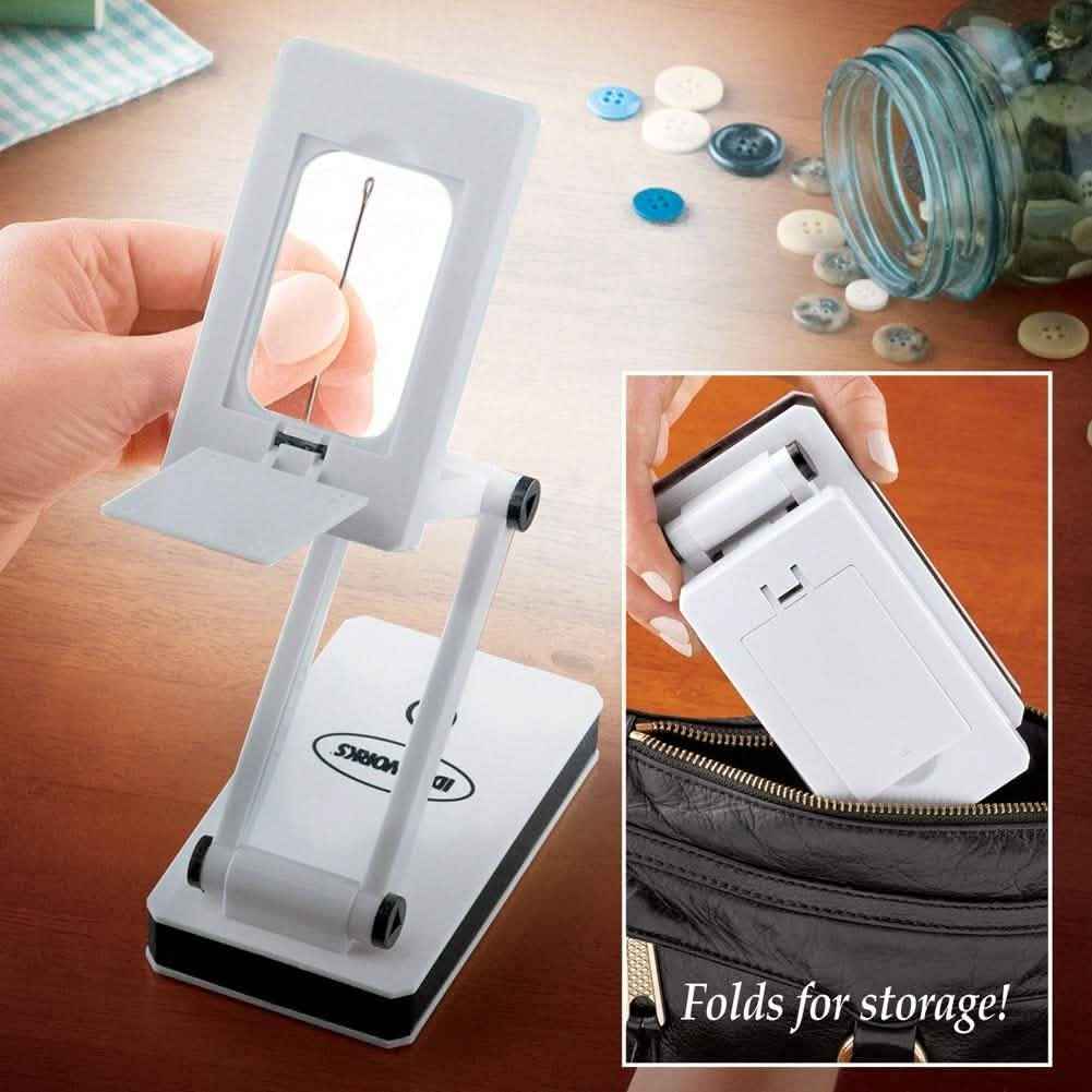 Portable Ultra Bright LED Lamp with 3X Magnifier