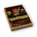 Pieces of the Caribbean: Curse of the Brick Pearl Movie Cover (2x3 Tile)