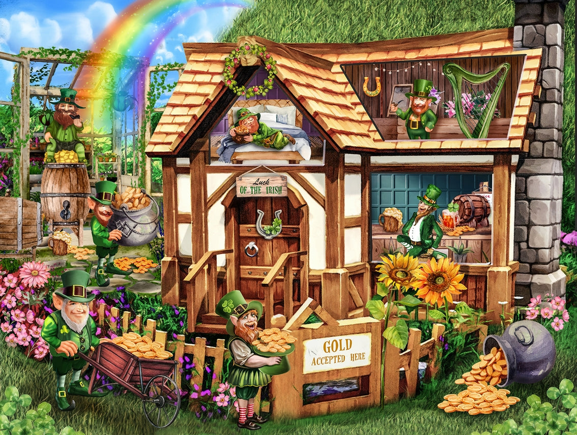Leprechaun House 300 Piece Jigsaw Puzzle