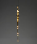 Glass LED Icicle Ornament