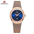 Women's Elegant Stainless Steel Watch With Braided Steel Bracelet Excellent Background Waterproof Wristwatch Unique Design Perfect Gift