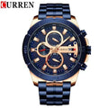 Men's Waterproof  Watch With Chronometers Day View And Fluorescent Hands Unique  Luxury Design  Perfect Gift