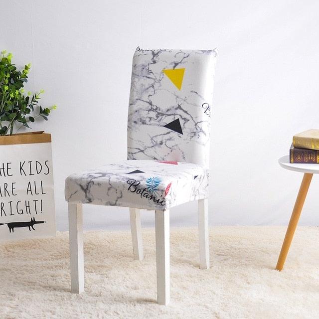 Stretch Spandex Chair Cover For Dining Room Wedding Party Elastic Multifunctional Dining Furniture Covers Home Decor Solid Color  Washable Chair Protector Cover For Kitchen Dining Room Chairs And Living Room