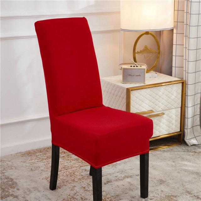 Solid Color Chair Cover Spandex Stretch Slipcovers Chair Covers Seat Cover For Kitchen Dining Room Wedding Banquet Restaurant Removable Washable Dining Room Chair Covers Dining Chair Slipcovers Seat Protector  Great Home Decor And Banquet
