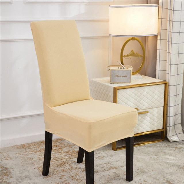 Solid Color Chair Cover Spandex Stretch Slipcovers Chair Covers Seat Cover For Kitchen Dining Room Wedding Banquet Restaurant Removable Washable Dining Room Chair Covers Dining Chair Slipcovers Seat Protector  Great Home Decor And Banquet