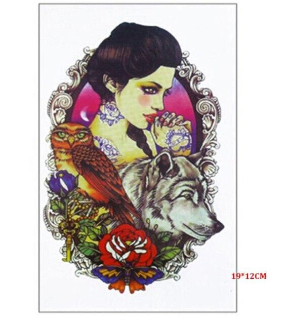 Realistic 3D Animals Tattoo Temporary Waterproof Sticker For Party Kids Men Women