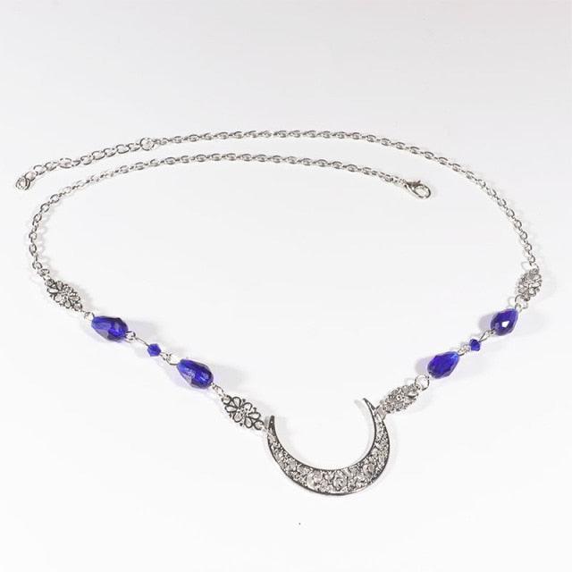 Vintage Moon Pattern Accesorios Mujer Head Chain Beads Hair Jewelry Party Wedding Headband for Women Crown Gorgeous Hair Accessories For Women