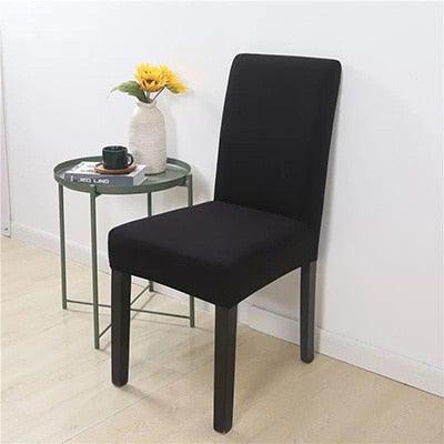 Removable Kitchen Chair Covers Chair Protector Covers For Dining Room Restaurant Hotel Solid Color Chair Covers Spandex Elastic Modern Chair Covers for Kitchen Covers for Armchairs For Home Decoration Wedding Chair Washable Furniture Chair for Kids