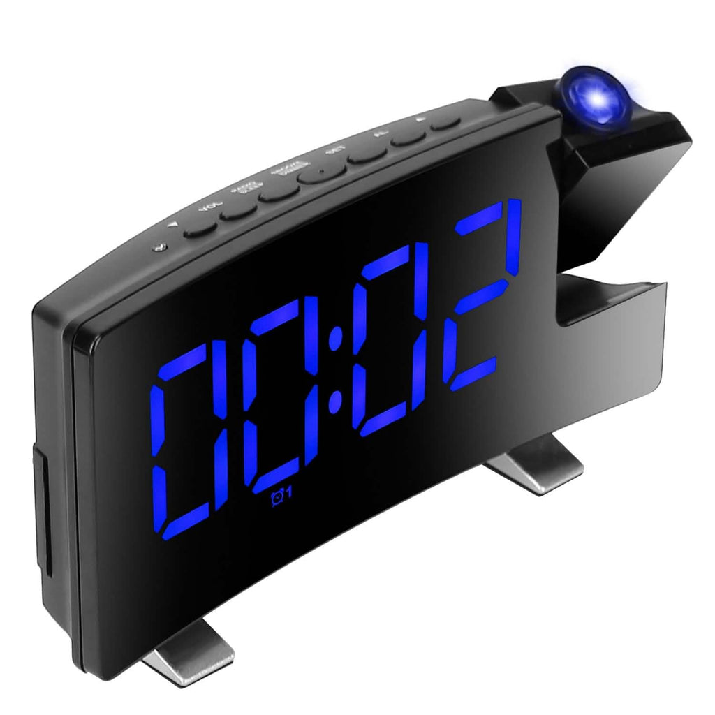 Projection Alarm Clock with Radio