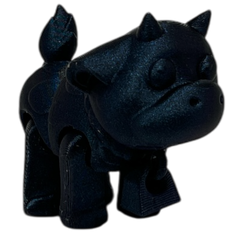 Barnyard Cow - Midnight Blue  Color