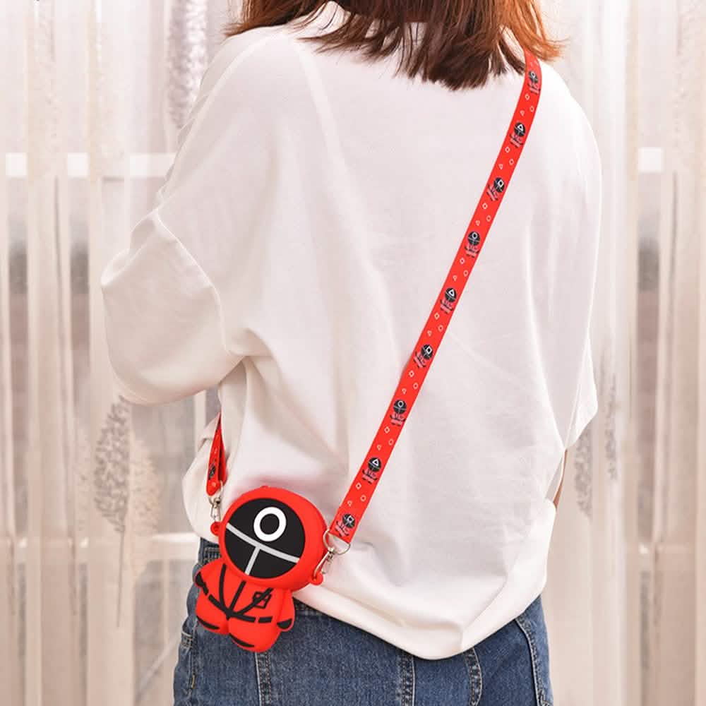 Push Pop Squid Game Keychain Pouch