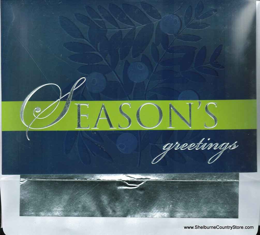 Luxury Greetings 18 Count - Blue Season's Greetings
