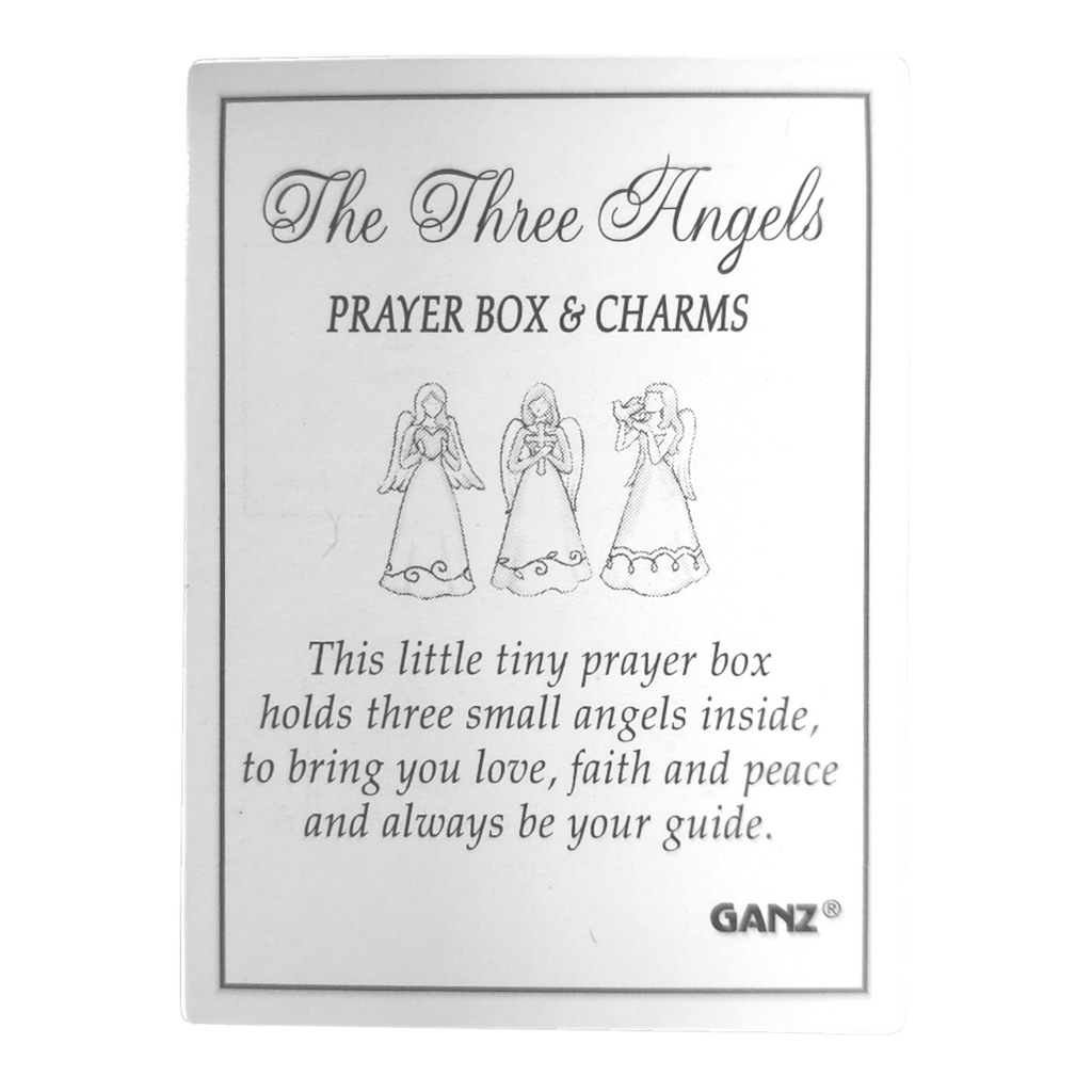 The Three Angels Prayer Box  Charm