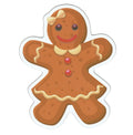 Large Flex Magnet - Gingerbread Girl Cookie