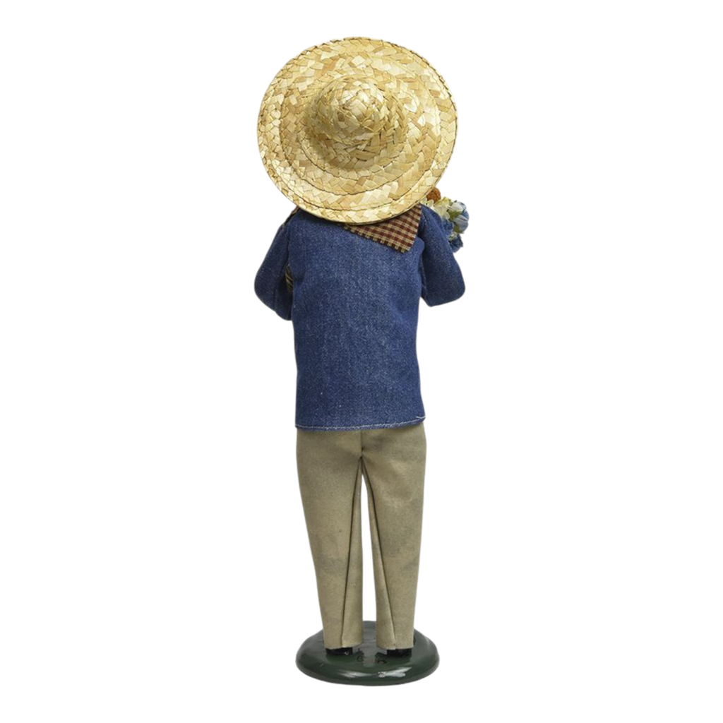 Gardening Man with Pipe