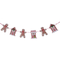 Holiday Gingerbread Figurine Garland
