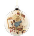 Norman Rockwell Saturday Evening Post Self Portait - Ornament