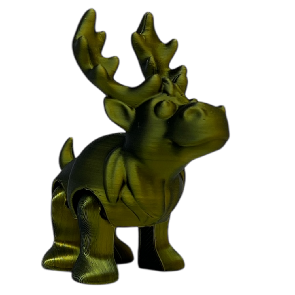 Bruce The Moose - Metallic Gold  Color