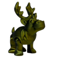 Bruce The Moose - Metallic Gold  Color
