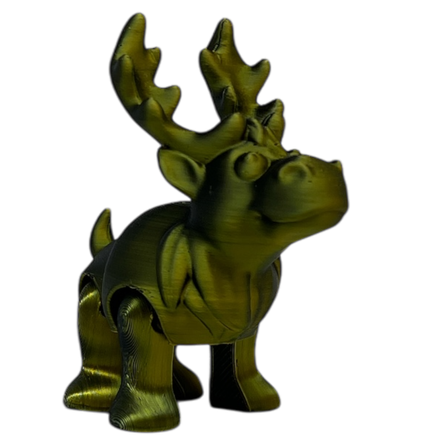 Bruce The Moose - Metallic Gold  Color