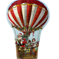 Diecut Hot Air Balloon  Advent Card With Envelope