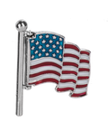 God Bless America - Swivel Flag Charm